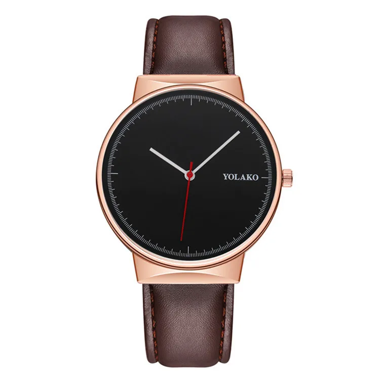 棕带玫金壳黑面