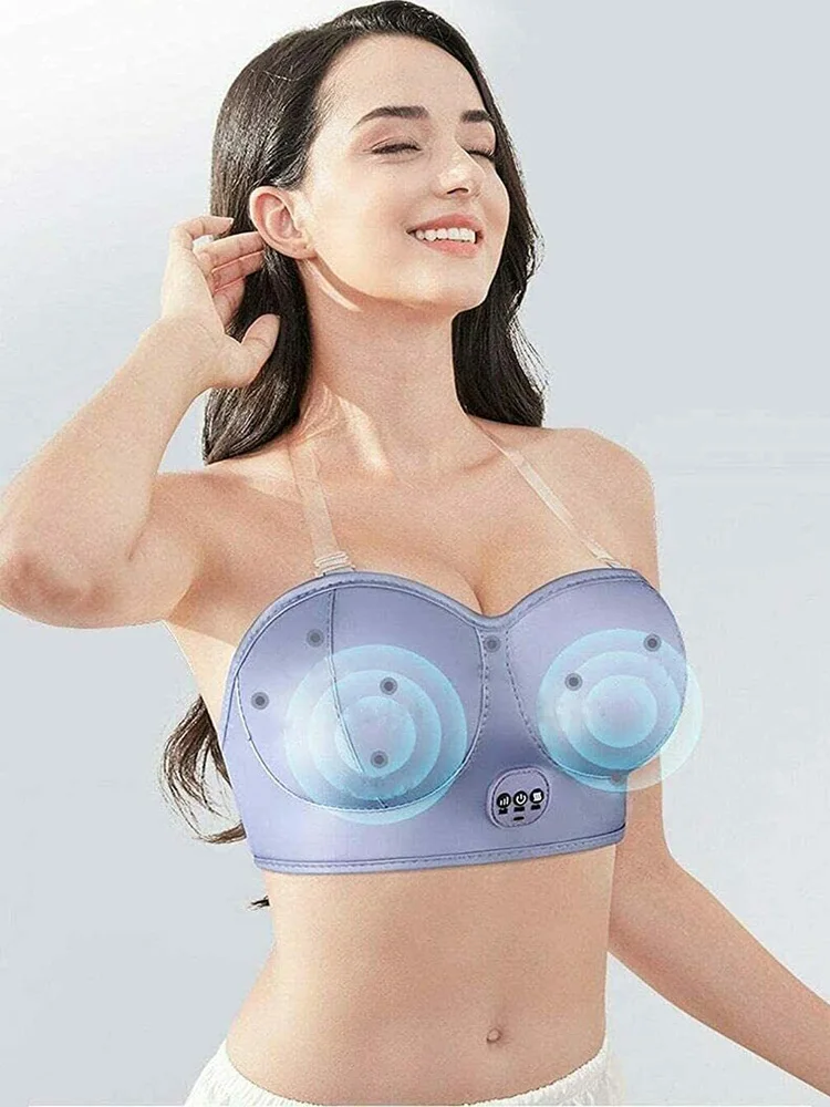 Breast Massage Bra Vibration Chest Massager Breast Enhancement