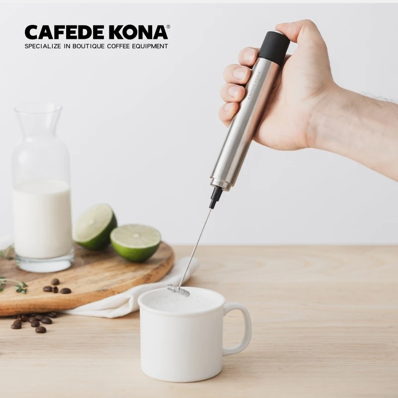 

Кофеварка CAFEDE KONA, ручной автоматический пенообразователь из нержавеющей стали