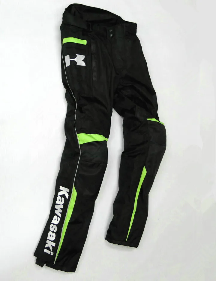 Ветрозащитные теплые мотоциклетные штаны для Кавасаки гоночный внедорожные штаны для верховой езды хоккейные штаны с защитным снаряжением