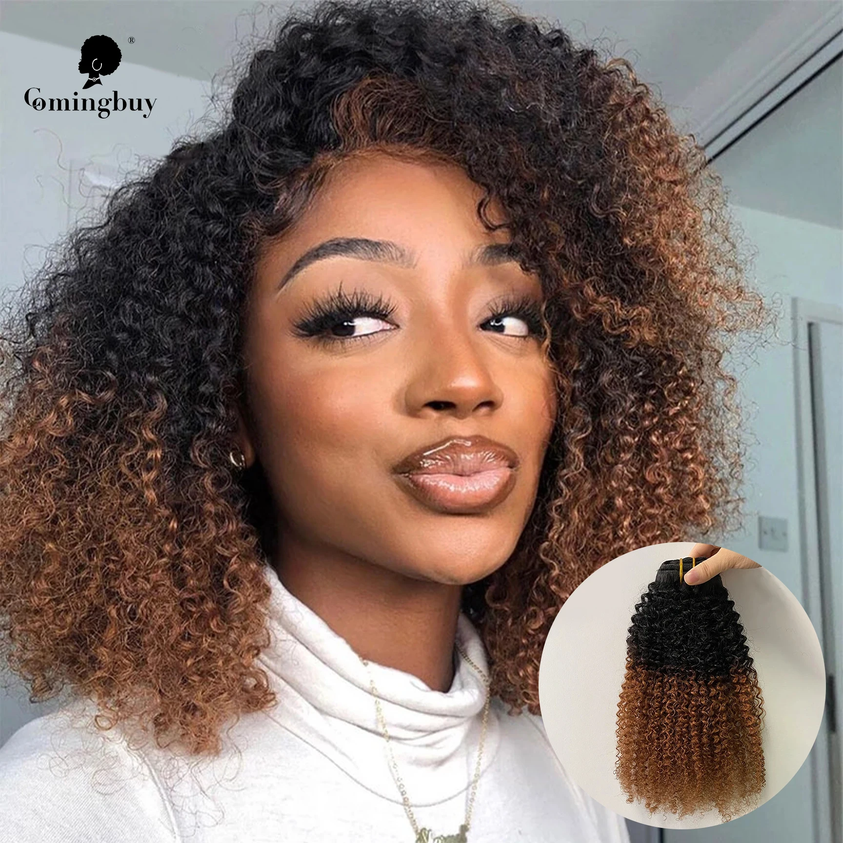 Clip di capelli ricci crespi Afro nelle estensioni dei capelli umani 4B 4C Clip di capelli naturali umani al 100% Ins capelli Remy brasiliani In arrivo acquista