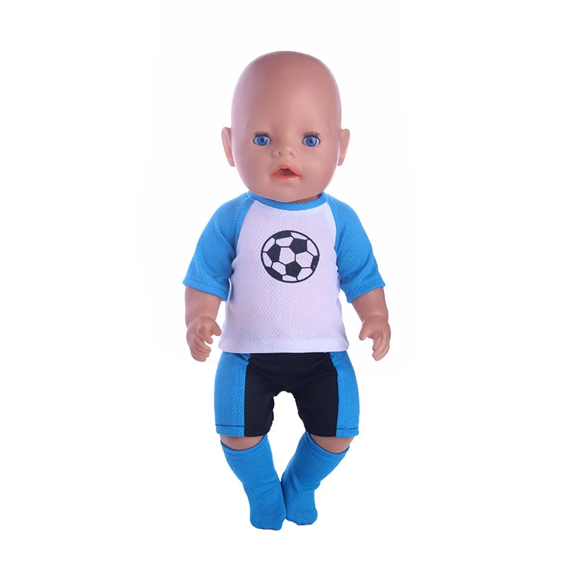 Doll Clothes Football Soccer Sneakers Shoes For 18 Inch American&43CM Reborn Baby New Born Doll Girl's Russia Gifts Toy