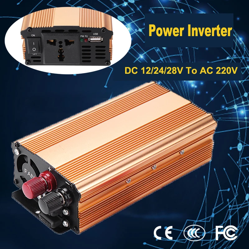 DC 12/24/48V  AC 220v LED 3000W 순수 사인파 전원 인버터 역극 보..