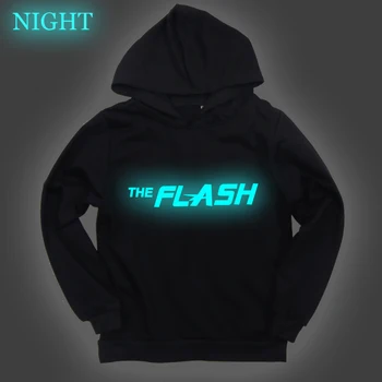 

The Flash luminous Baby Sweatshirts Superhero clothing Casual Kids Boys Girls Hoodies Spring Autumn thick tops bluza dziecko