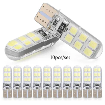 

10x 12V DC Red T10 1206 6 SMD LED Light Universal for Car Model With 585 655 656 657 1250 1251 1252 2450 2652 2921 2825 W16W