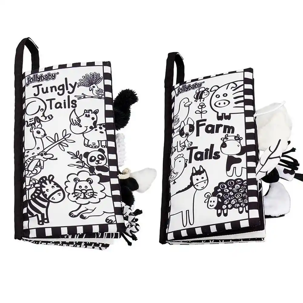 Noir Blanc Animal Queue Puzzle Bebe 3d Tissu Livre Visuel Developpement Lecture Jouet Cadeau Enfants Jouets Educatifs Aliexpress