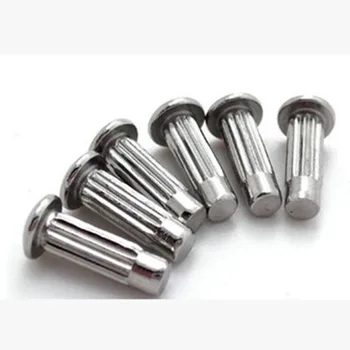 

M2 M3 M4 Signage Rivet Knurled Vertical Stripes Rivets iron