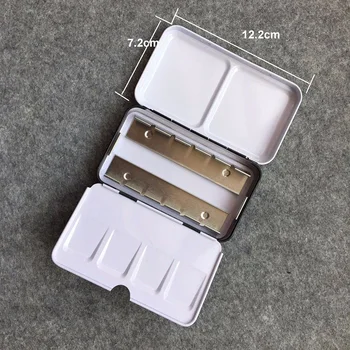 

Portable Empty Water Color Metal Case Box Storage Palettes 12/24/48 Durable And Practical To Use High Qulity