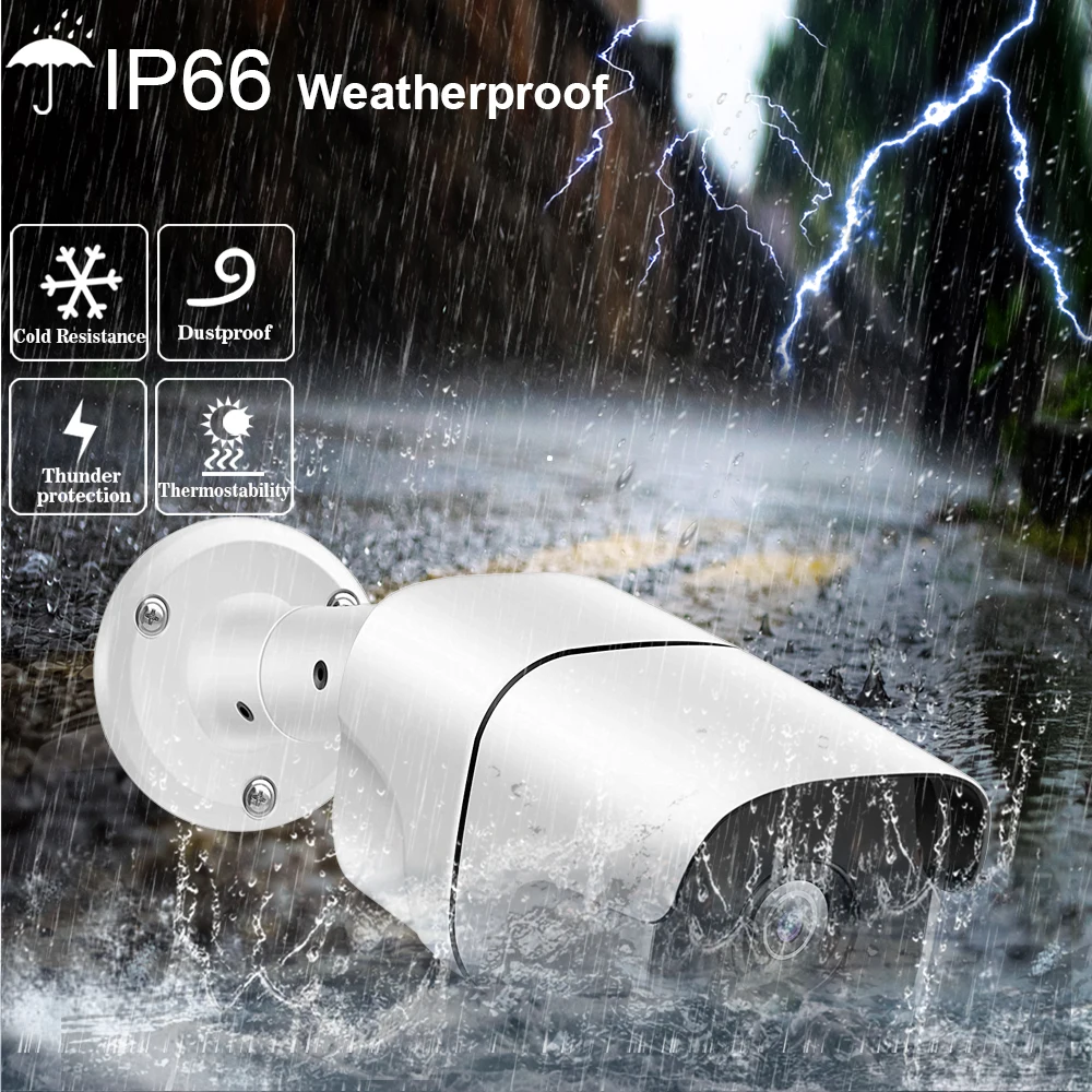 Plug and play POE NVR 4CH Xmeye CCTV Face Identify System Audio 5MP Bullet POE IP Camera IR Day/Night Security Surveillance Kits