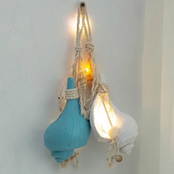 

1pcs Conch Pendant Cute Chic Simulation Conch Pendant DIY Handmade Hanging Pendant Photography Props for Home Living Room Decor