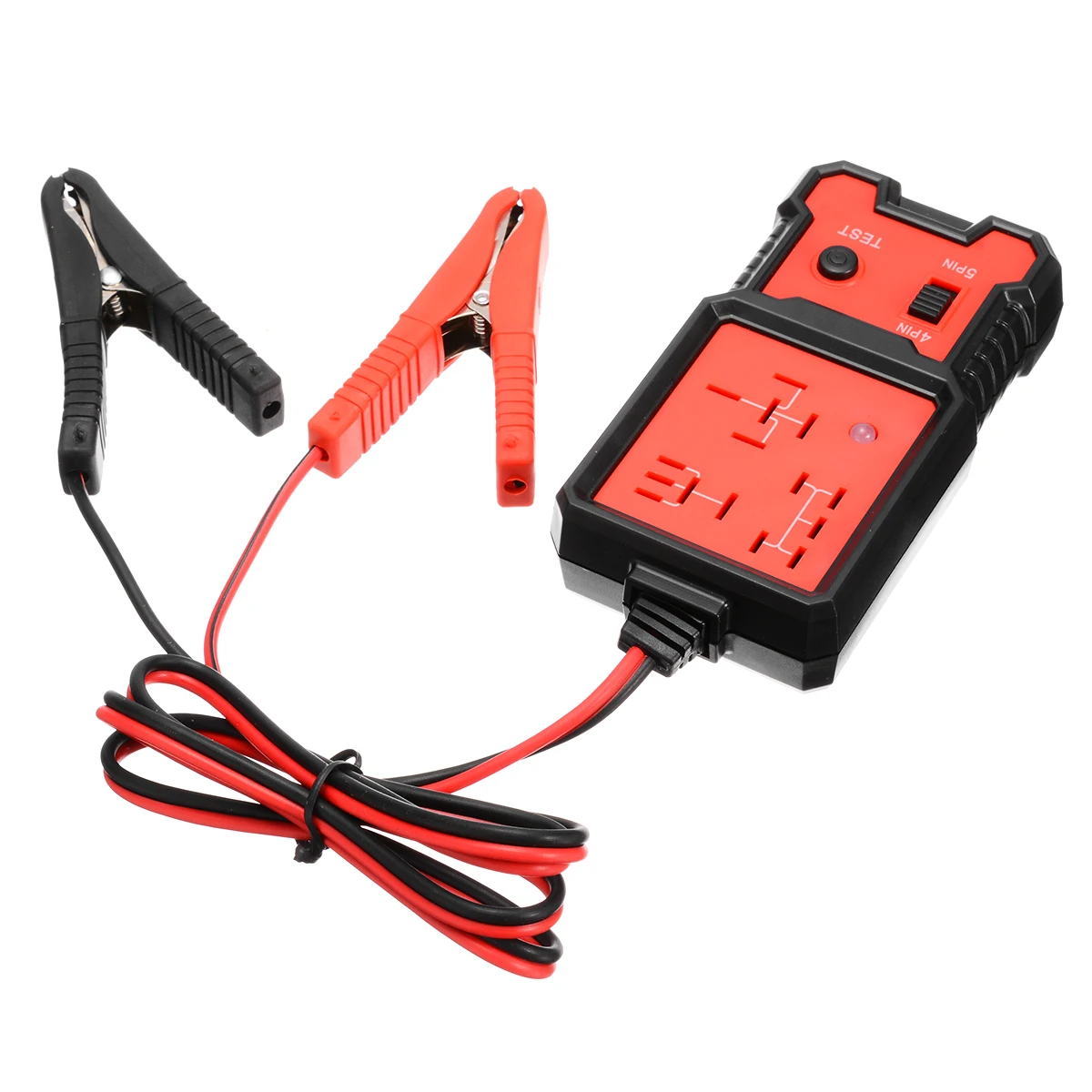 

1 Set Universal 12V Cars Relay Tester Relay Testing Tool Auto Battery Checker Accurate Diagnostic Tool Portable Automotive Parts