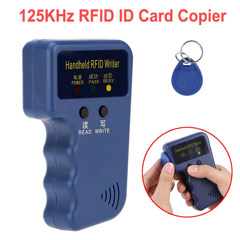 Горячая Распродажа 125 кГц Ручной EM4100 RFID копировальный аппарат записывающее