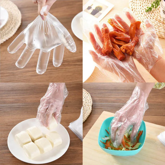 Лучшие горячие продажи прозрачные пластиковые одноразовые перчатки для ресторана, дома, обслуживания питания гигиенические принадлежности TB распродажа