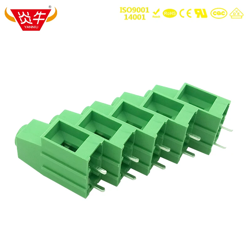 10Pcs KF136HT 10.16 1-16PIN PCB CONNECTOR UNIVERSAL SCREW TERMINAL BLOCKS DG136HT 10.16mm 1PIN MKDSP 10HV 1929517 PHOENIX DEGSON nf 16mm oldham coupling t8 z axis screw hot bed reduce printing swing for 3d printer z axis screw hot bed