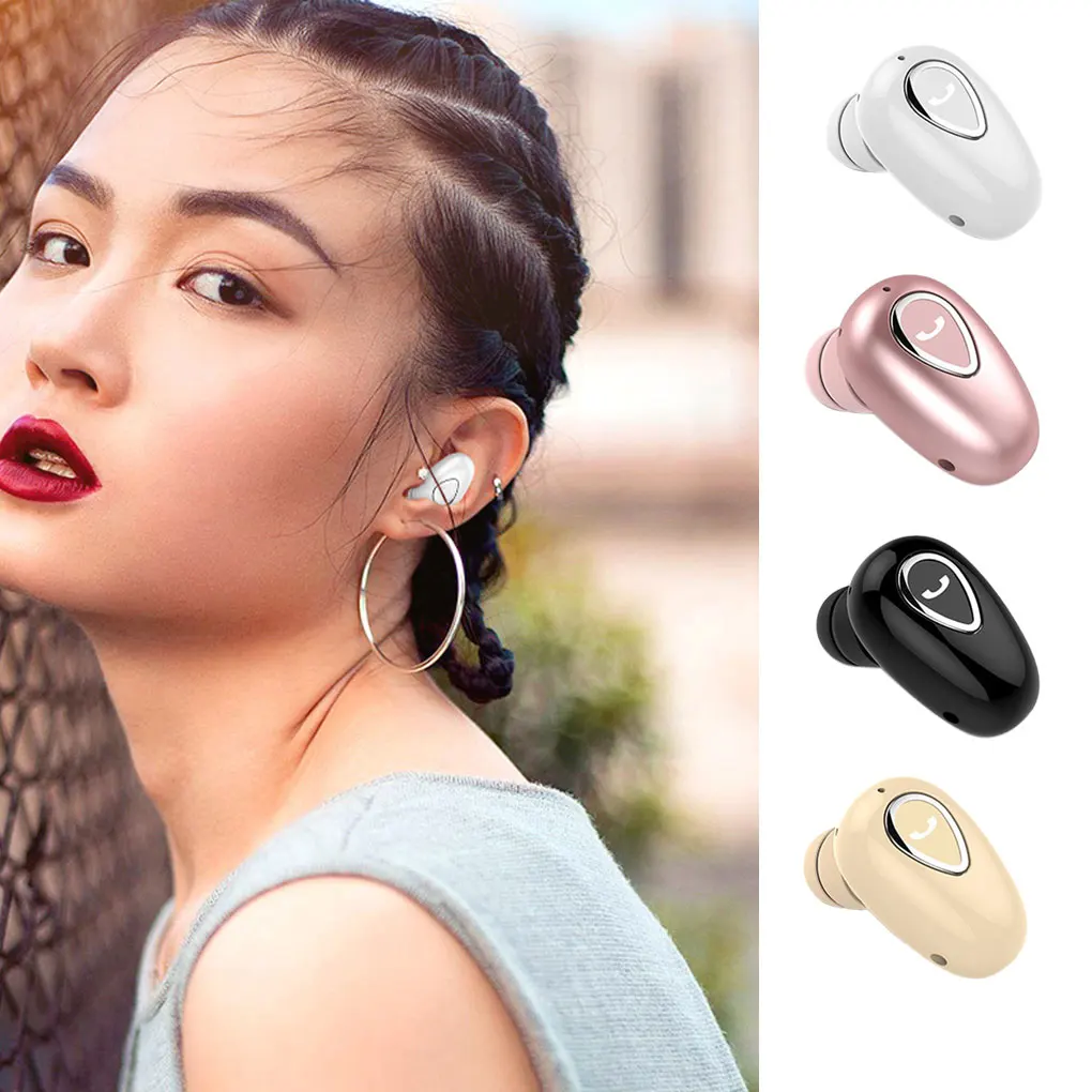 Совершенно новые 1 шт. Bluetooth 4 невидимые наушники вкладыши мини Беспроводные