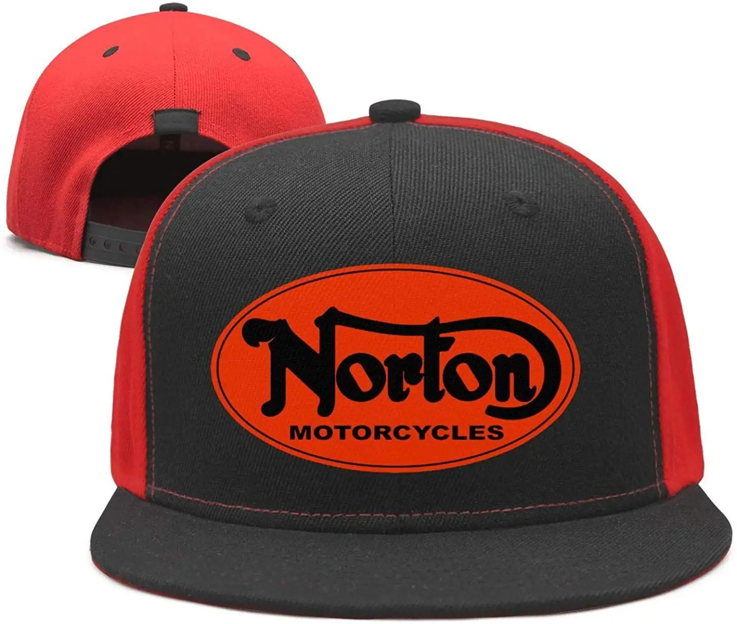Унисекс Norton-мотоциклы-логотип-подходит плоский Билл стильный мягкий пиковый колпачок
