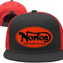 Унисекс Norton-мотоциклы-логотип-подходит плоский Билл стильный мягкий пиковый колпачок