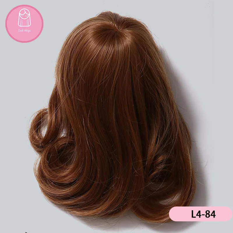 Парик для куклы BJD L3# Размер 9-10 дюймов 1/3 высокотемпературный парик длинные волосы bjd sd кукольные парики для красоты ручной работы diy - Цвет: L4-84