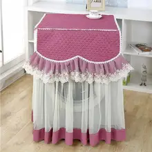 Элегантный устойчивый к царапинам чехол для стиральной машины декоративный кружевной чехол для защиты дома полная обертка Видимый Анти Пыль романтичный прочный