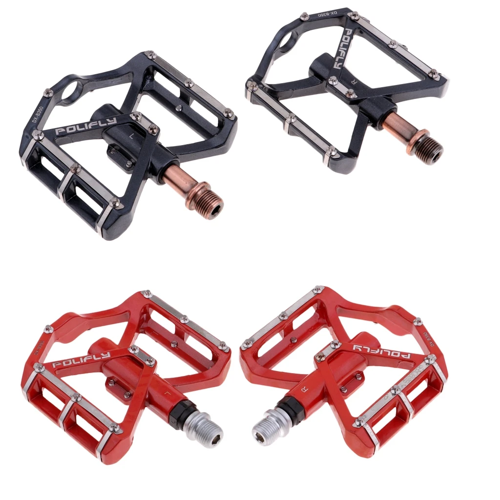 MTB Mountain Bicycle Road Bike BMX Flat/ Platform Pedals 3 Bearings 9/16inch