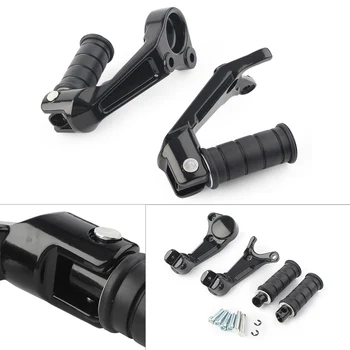 

Motorcycle Footpegs Rear Passenger Footrests Foot Rest Pegs Pedals for Victory octane 2017 Glossy Black