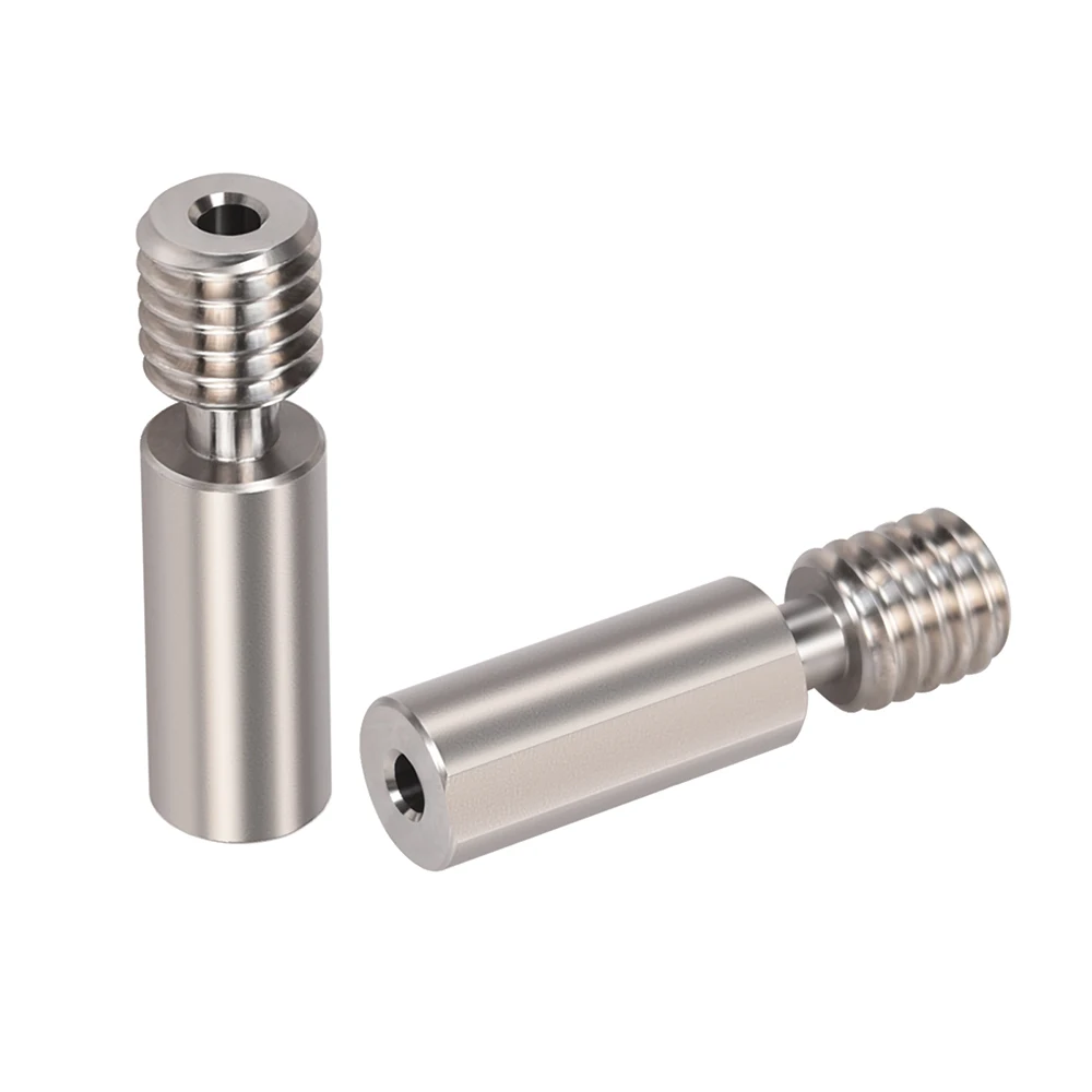 BIQU H2 Extruder All Metal Heatbreak Titanium Alloy Stainless Steel Throat 3D Printer Parts For B1 Ender 3 V2.0 Upgrade Hotend