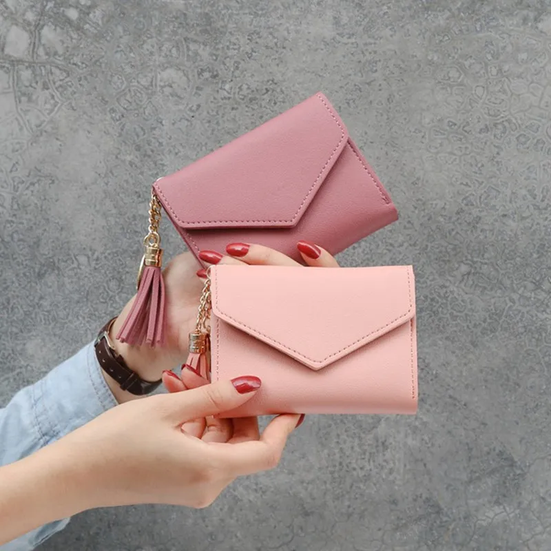 Short Wallet Coin Purse Women Simple Card-Holders Portefeuille Wholesale-Price Multi-Card