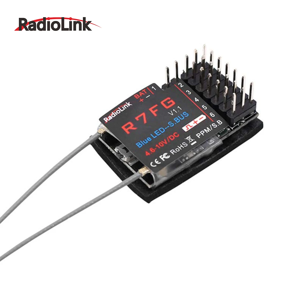 Radiolink R6F/R7FG/R9DSR/R12DS 2,4 ГГц 6CH/7CH/9CH приемник для RC6GS RC4GS RC3S RC4G T8FB передатчика радиоуправляемой модели RC сигнал приемника