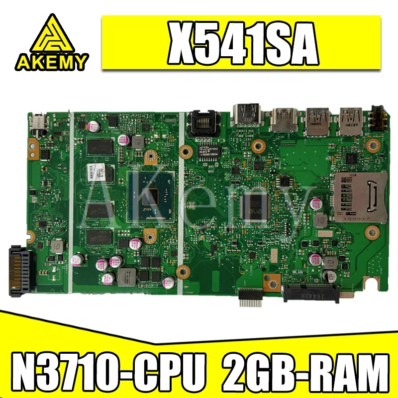 Nieuwe X541SA Moederbord Rev 2.0 Voor Asus X541 X541S X541SA Laptop Moederbord Test Ok N3710-CPU 4 Cores + 2GB-RAM Nieuwe X541SA Moederbord Rev 2.0 Voor Asus X541 X541S X541SA Laptop Moederbord Test Ok N3710-CPU 4 Cores + 2GB-RAM