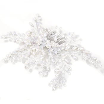 

Wedding Hair Comb Rhinestones Bridal Hair Side Comb Accessories Headdress for Bride and Bridesmaid
