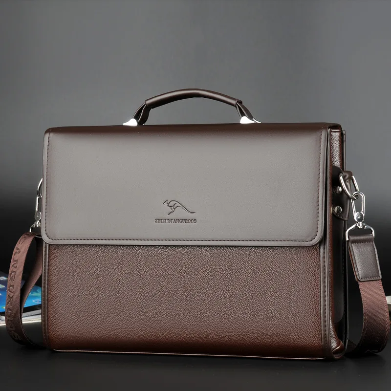 Mens Handbag Male Business Briefcase Shoulder Crossbody Bag Office Lady Computer Laptop Bag Documents Briefcase bolsa maleta