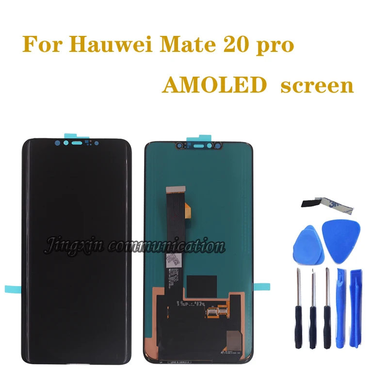 US $117.29 Original Amoled display for Huawei Mate 20 pro LCD display touch screen digitizer component with fingerprint repair parts