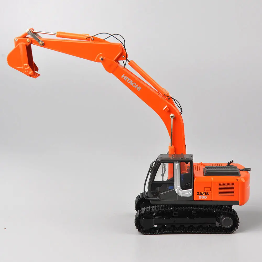 Diecast Alloy Toys 1/50 Scale  ZH200 Excavator Model Metal Tracks Vehicle Gift Collection