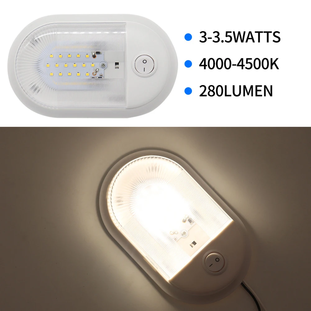 12v High Brightness Thin Rv Ceiling Light Replacement Modification