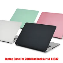 10 цветов, модные Матовые чехлы, полупрозрачные, полная Защита, Чехол для ноутбука, защитная оболочка для Apple MacBook Air 13 A1932