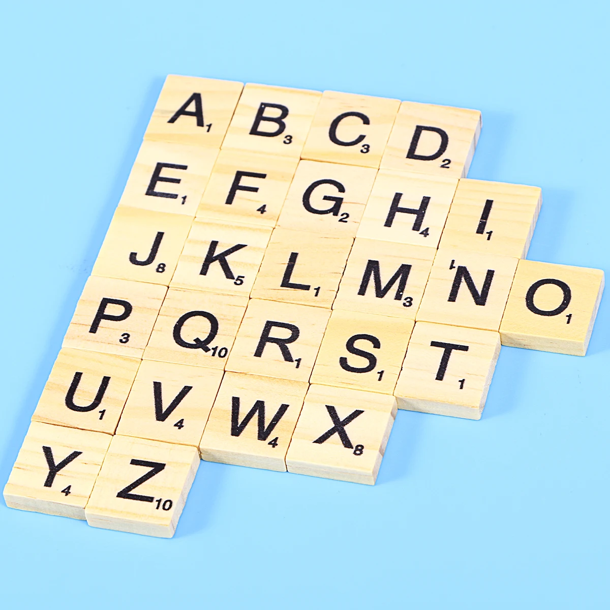 Messages Crafts Scrapbooking Etc Black Wood Scrabble Tiles Set 100 Tiles Game Replacement Toys Games Tile Games