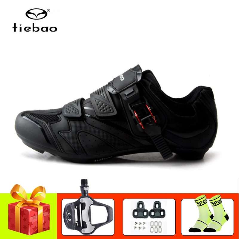 TIEBAO Sapatilha Ciclismo pro велосипедная обувь самоблокирующаяся дышащая для верховой езды