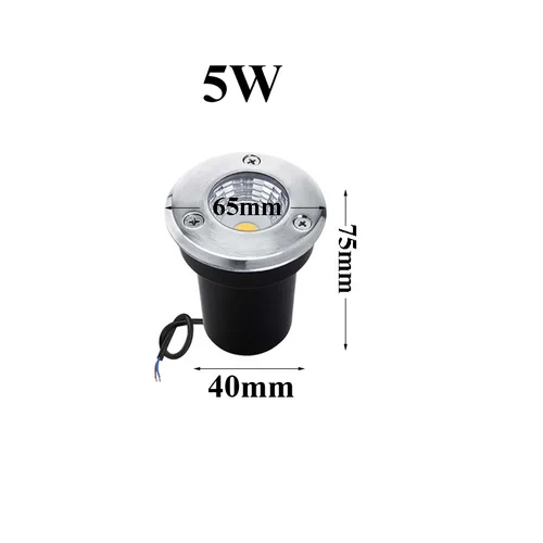 IP68 3W 5W 9W LED 지 하 빛 지상 정원 경로 플로어 램프 야외 매장 된 마당 풍경 스포트 라이트 220v DC12 4