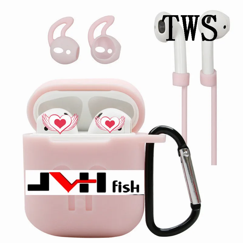 tws n red Оригинальные tws реплики в ухо dedection bluetooth наушники 1:1 air 2 беспроводные наушники fone sem fio pk i200 i900 tws i500 tws - Цвет: tws n red