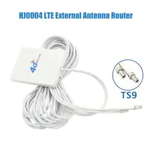 HJ0004 3/4 аппарат не привязан к оператору сотовой связи внешний роутер с антенной антенна модем с TS9 CRC9 SMA разъем для Huawei E5186 Zhongxing MF28G MF29S2