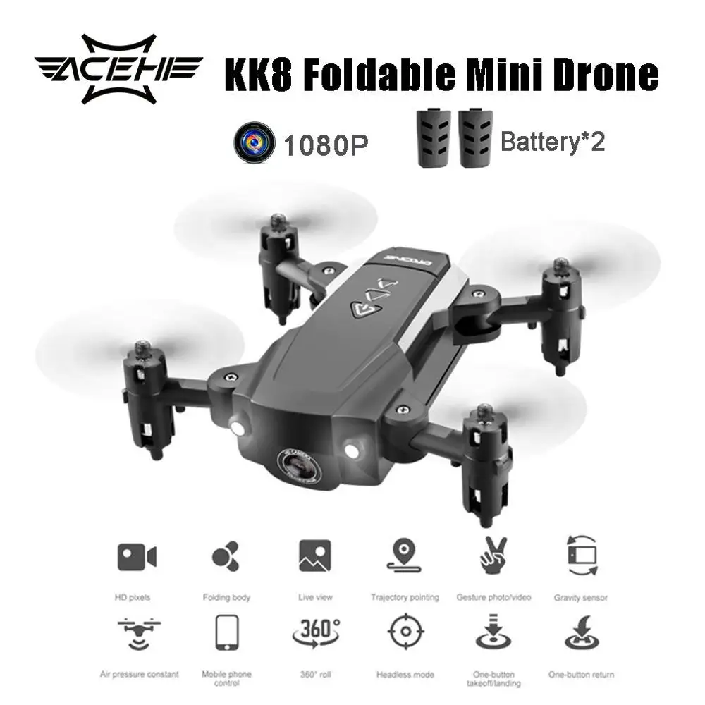 Type 14 KK8 складной мини-Дрон RC FPV Самолет 360 градусов трюк Wifi FPV Дрон RC вертолет игрушки подарок для детей мальчиков и девочек - Цвет: Type 14