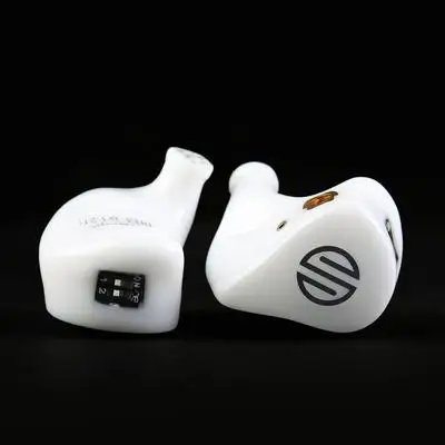 BGVP HIFI Earphone ArtMagic DH3 2 Balanced Armatures 1 Dynamic Driver 2BA+DD Customizable In Ear Monitors MMCX Interface Earbuds - Цвет: Ivory White