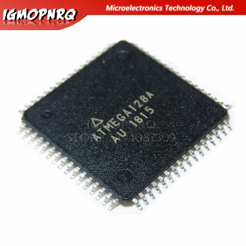 5 шт. ATMEGA128A-AU QFP ATMEL ATMEGA128A TQFP64 программируемая вспышка | Электронные компоненты и