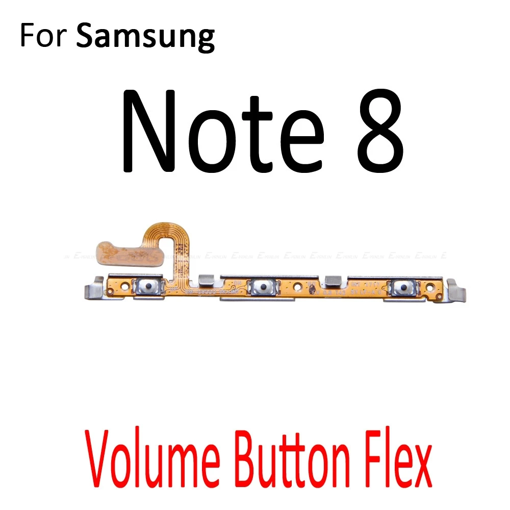 Кнопка включения кнопки включения Кнопки громкости гибкий кабель для Samsung Galaxy S6 Edge Note 4 5 8 9 - Цвет: Note 8 Volume Flex