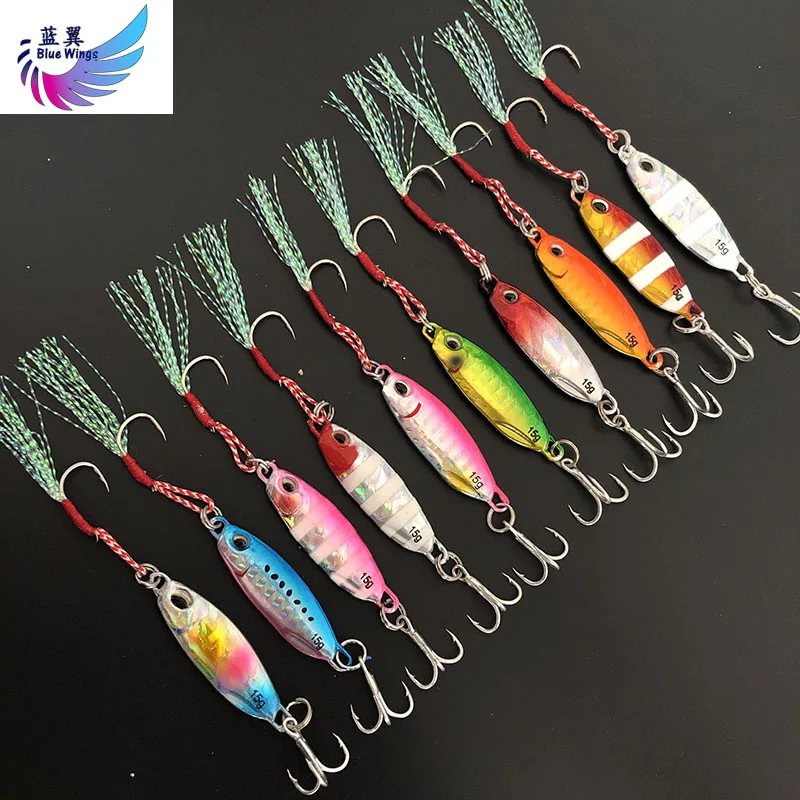 10Pcs/Lot Metal Jig Lure 15g 20g 25g 30g 40g 60g DUO Drag Fishing Lure Slow  Jigging Cast Jigs Fishing Bait Bass Tuna Jig Pesca