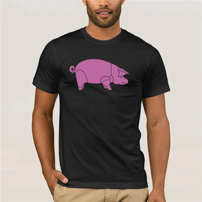 Pig As Worn By Dave Gilmour T Shirt 100% Premium Cotton The Wall Cool  Casual|T-Shirts| - AliExpress