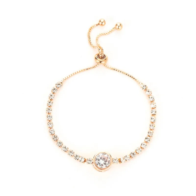 New Fashion Roman Style Woman Bracelet Wristband Crystal Bracelets Gifts Jewelry Accessories Fantastic Wristlet Trinket Pendant - Окраска металла: S1000-G