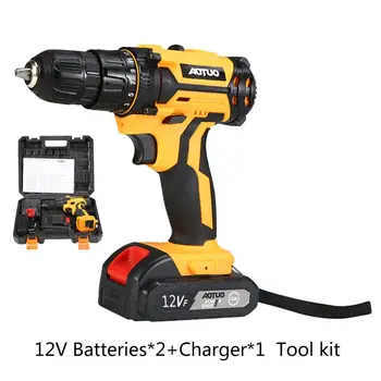 

12V Electric Screwdriver Wireless Power Driver Rechargeable Lithium-Ion Battery