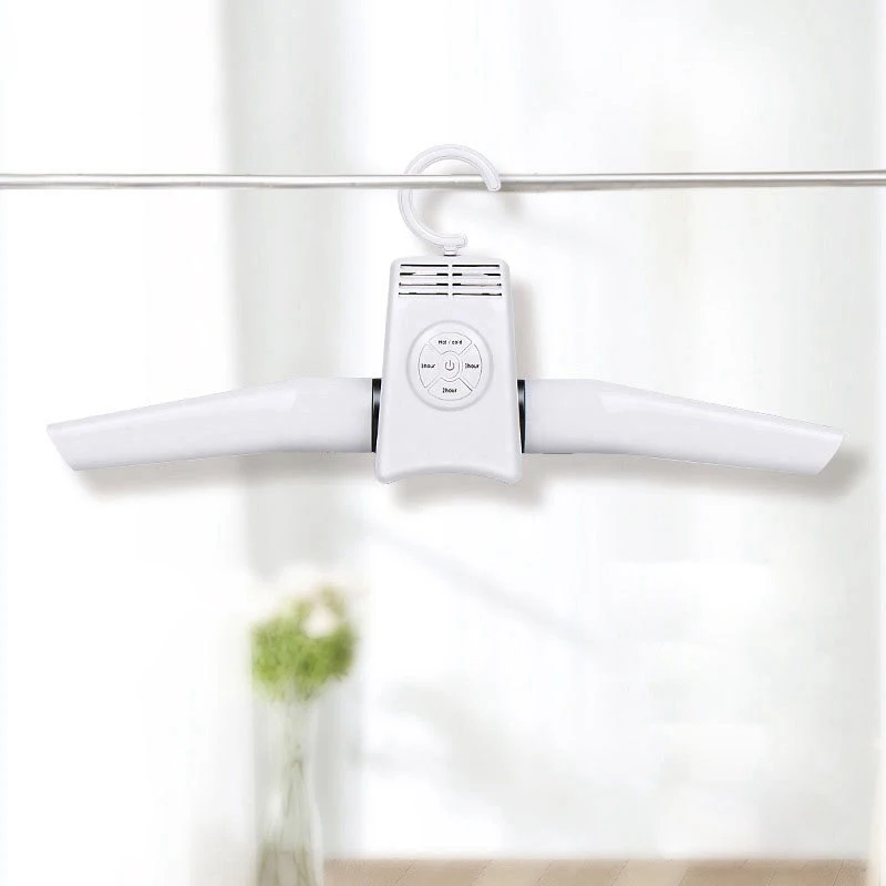 Portable Clothes Hangers Electric Laundry Dryer Smart Shoes Dryer Rack Coat Hanger for Winter Home Travel Rod Rack Hangers(EU Pl
