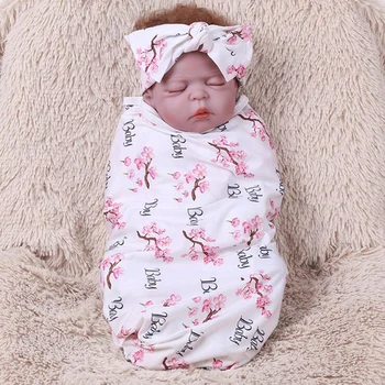 

Newborn Baby Girl Boy Wraps Blanket Posing Swaddle Cover Photography Prop Super Quality Baby Soft Banket With Headband